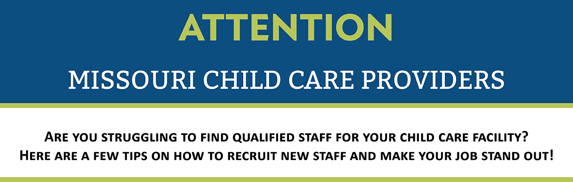 Attention Missouri Childcare Providers
