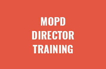 MOPD Director Training