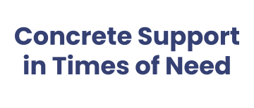 Concrete Support in Times of Need